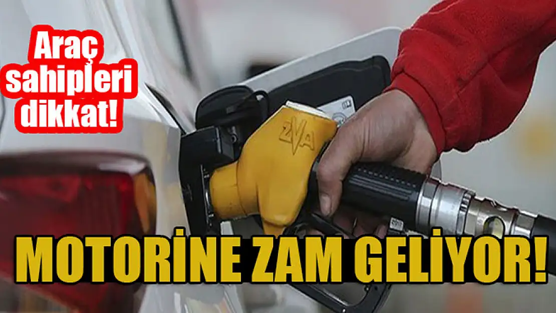 Araç sahipleri dikkat! Motorine zam geliyor!