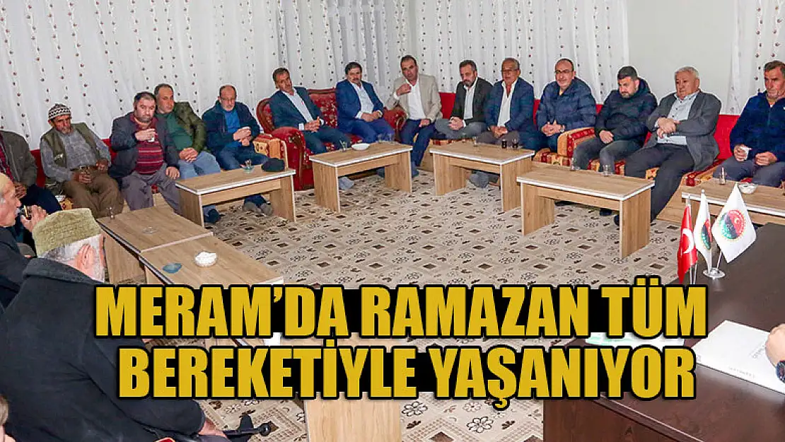 Meram'da Ramazan tüm bereketiyle yaşanıyor