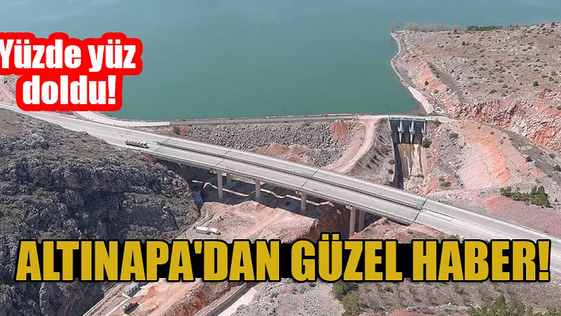 Altınapa'dan güzel haber! Yüzde yüz doldu