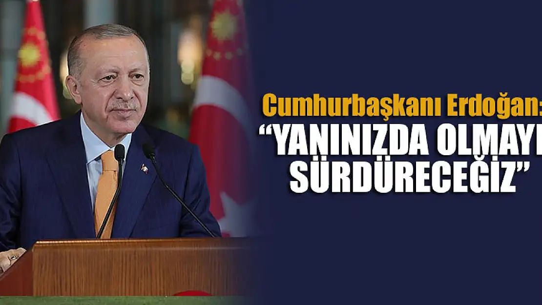 Cumhurbaşkanı Erdoğan'dan sporculara destek: Yanınızda olmayı sürdüreceğiz