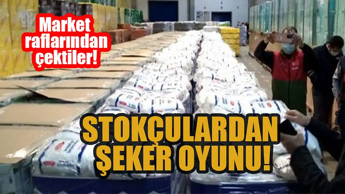 Market raflarından çektiler! Stokçulardan şeker oyunu