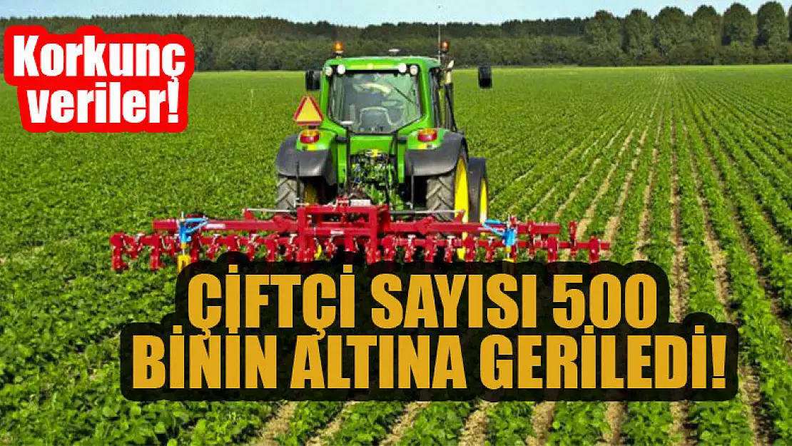 Korkunç! Türkiye'de çiftçi sayısı 500 binin altına geriledi! İşte o veriler...