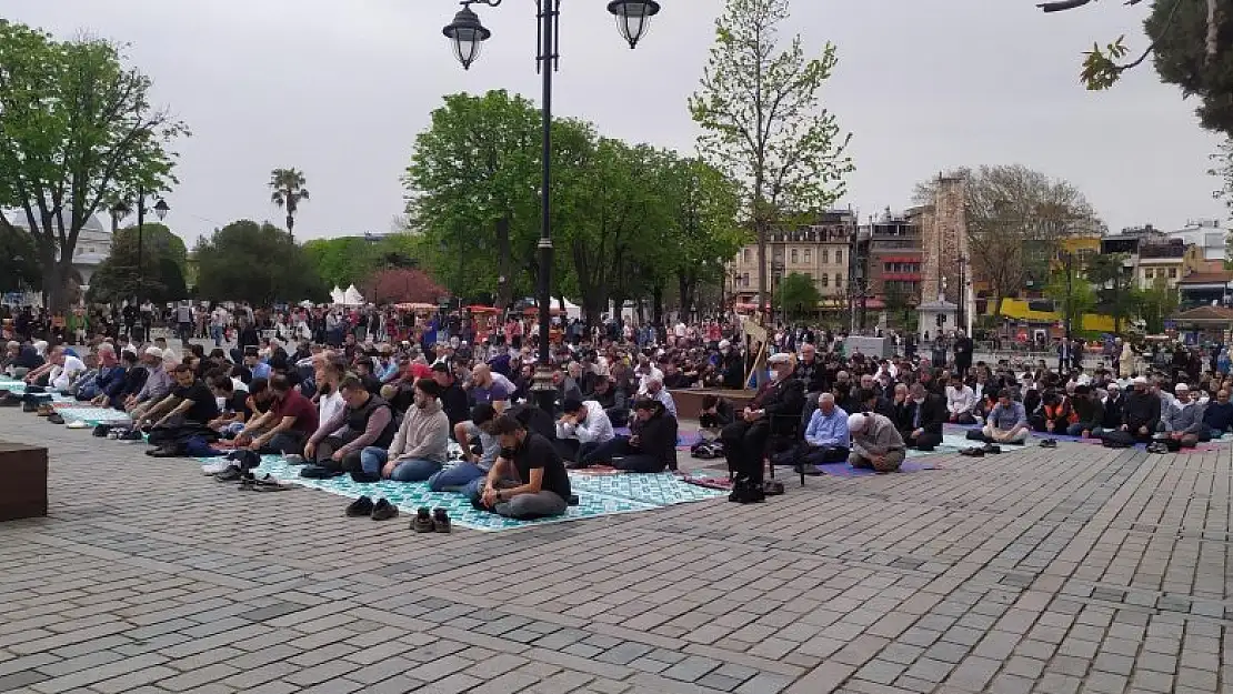 Ayasofya'da bir ilk yaşandı