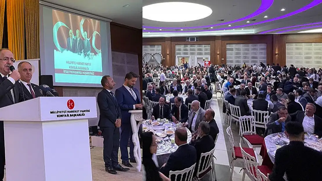 Mustafa Kalaycı, Konya'da iftar programına katıldı