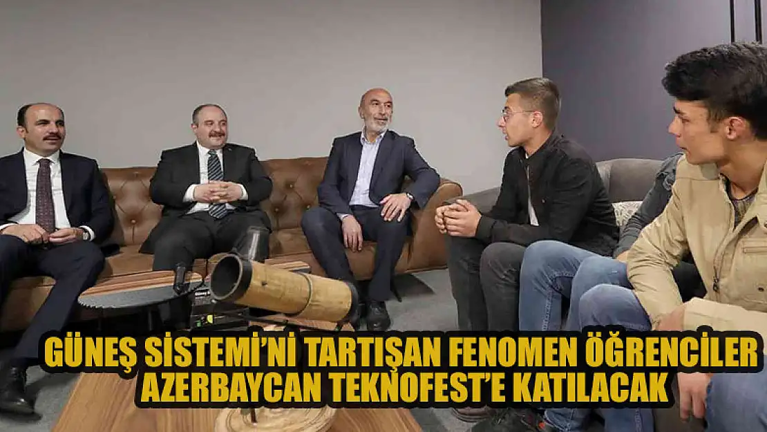 Güneş Sistemi'ni tartışan fenomen öğrenciler Azerbaycan TEKNOFEST'e katılacak