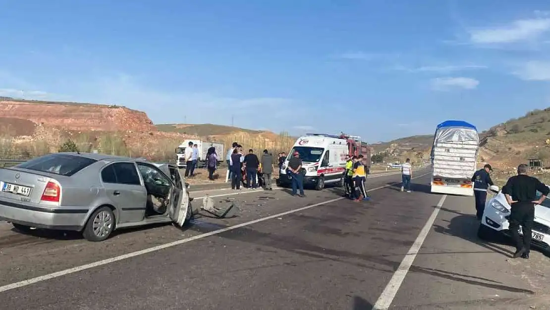 Kayseri'de trafik kazası: 6 yaralı