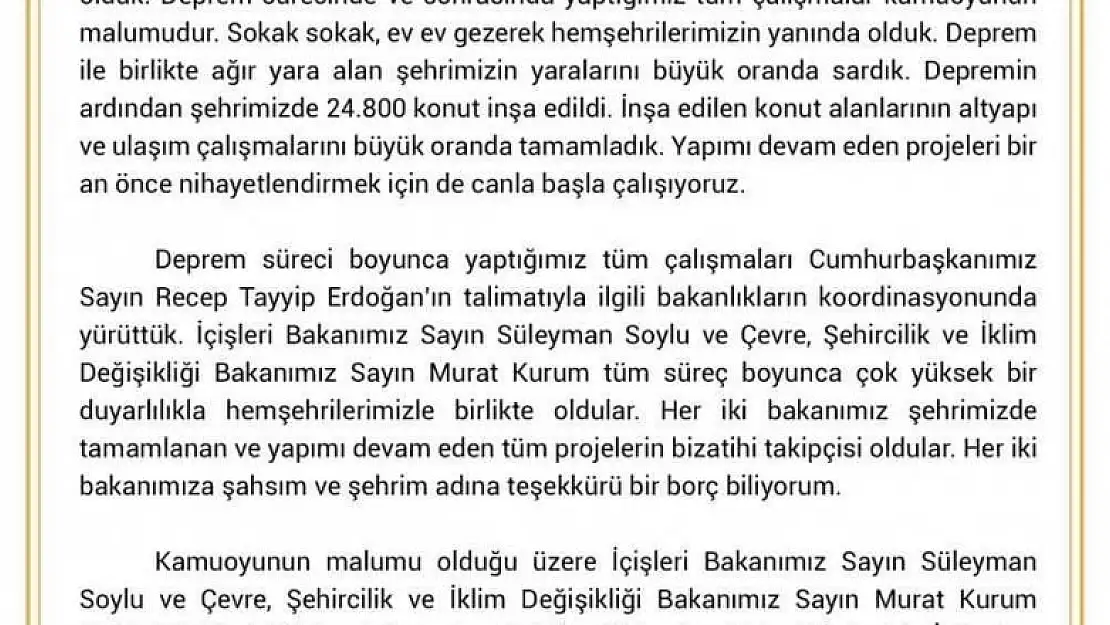 Başkan Şerifoğulları: 'CHP İl Başkanlığı vatandaşına tepeden bakan birilerini görmek istiyorsa dönüp CHP'ye baksın'