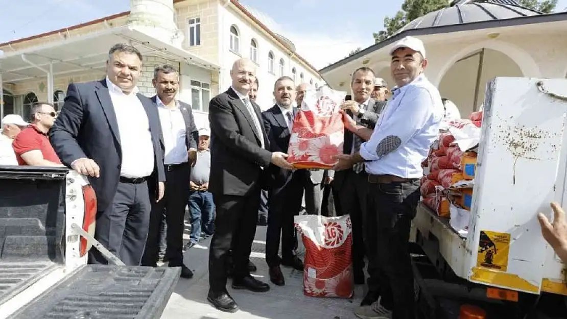 Sincan Belediyesin'den Ayçiçek tohum desteği