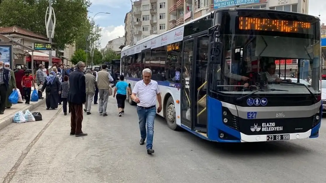 Elazığ'da belediye otobüsleri bayramda ücretsiz