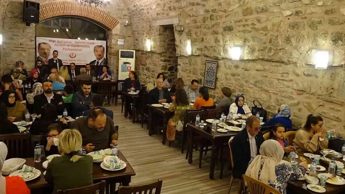 Büyük Birlik Partisi şehit aileleri ve gazilerle iftarda buluştu