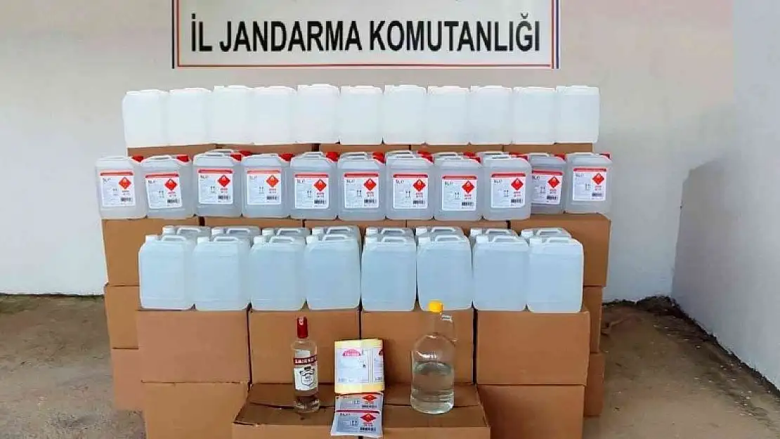 Bodrum'da 1080 litre etil alkol ele geçirildi