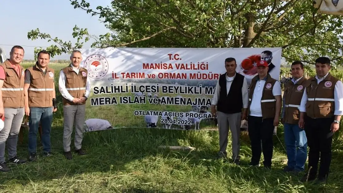 Salihli'de ıslah edilen meralar kullanıma açıldı