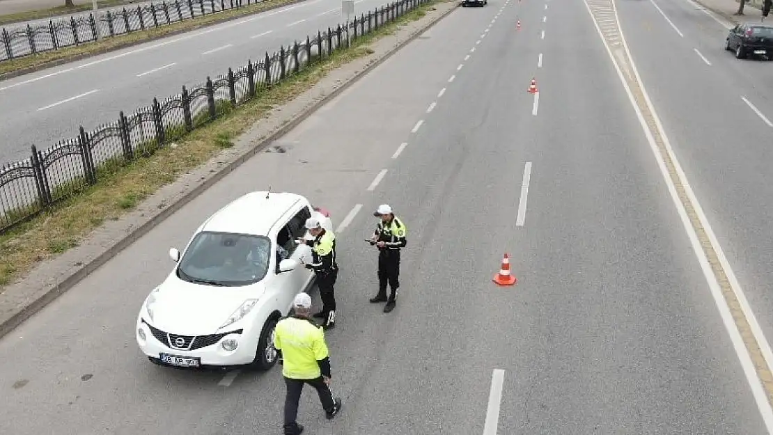 Jandarma ve emniyetten Giresun'da bayram öncesi drone destekli trafik denetimi