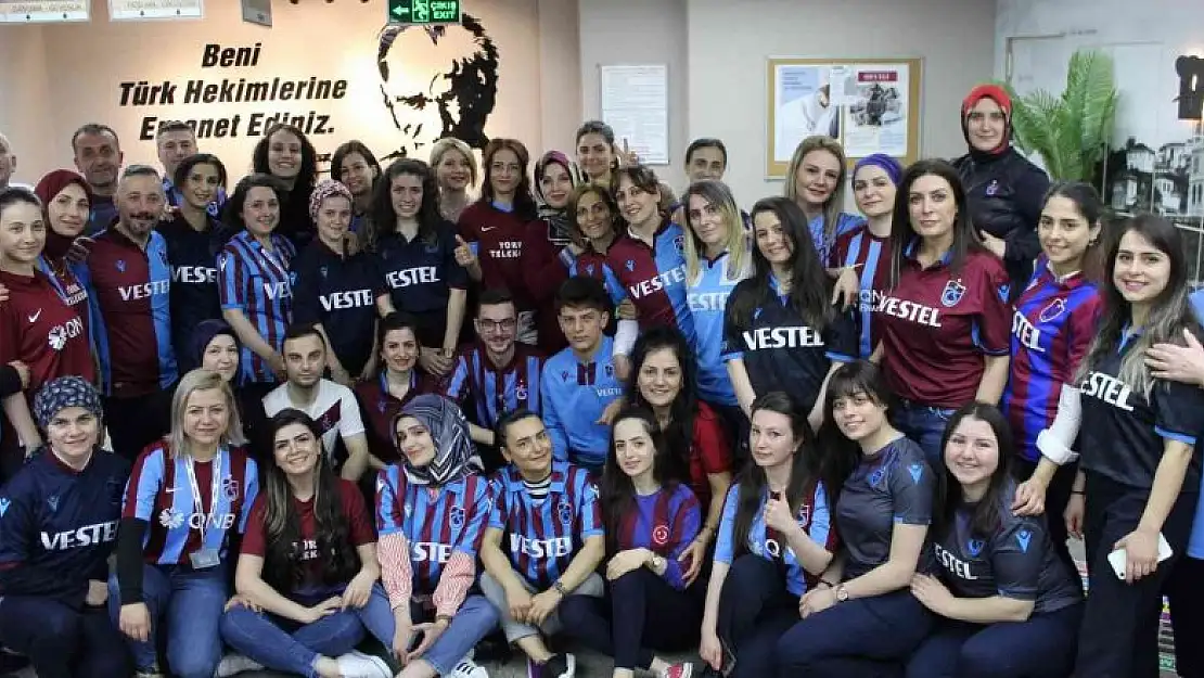 Özel İmperial Hastanesi çalışanlarından Trabzonspor formasıyla hizmet