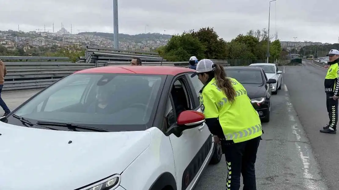 15 Temmuz Şehitler Köprüsünde bayram öncesi trafik denetimi