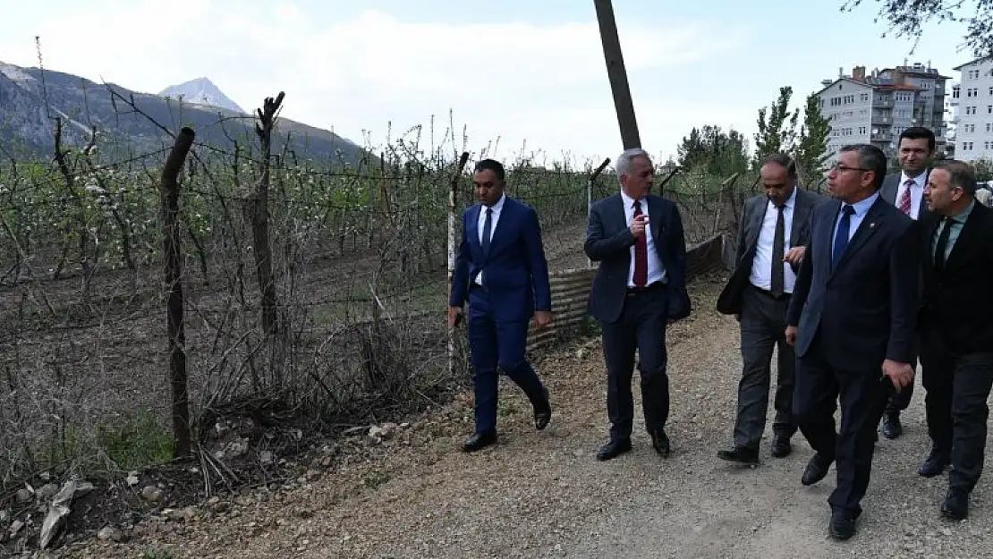 Vali Seymenoğlu, Eğirdir ilçesinde incelemelerde bulundu