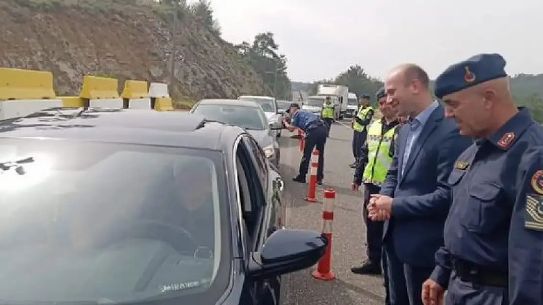 Köyceğiz Kaymakamı Maslak 'Bayramınız Kemerli Olsun' uygulamasına katıldı