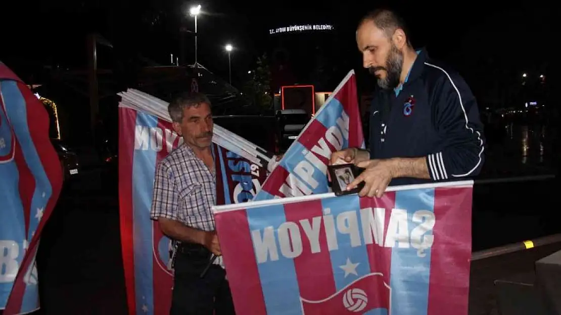 Trabzonspor'un şampiyonluğu Aydın'da doyasıya kutlandı