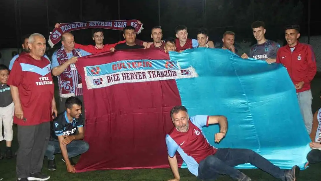 Diyarbakır'da 160 haneli köyde Trabzonspor'un şampiyonluğu kutlandı