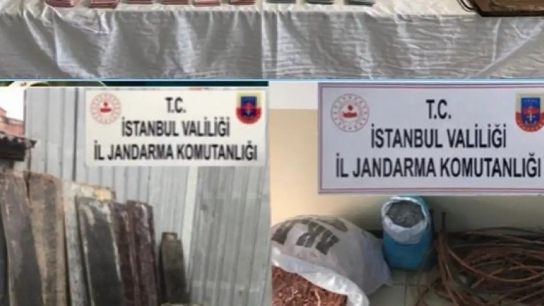 Jandarmadan sahte plaka ve hırsızlık çetelerine operasyon