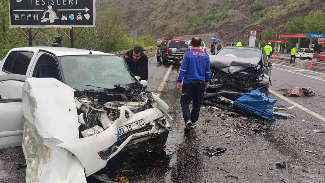 Elazığ'da trafik kazası: 4 yaralı