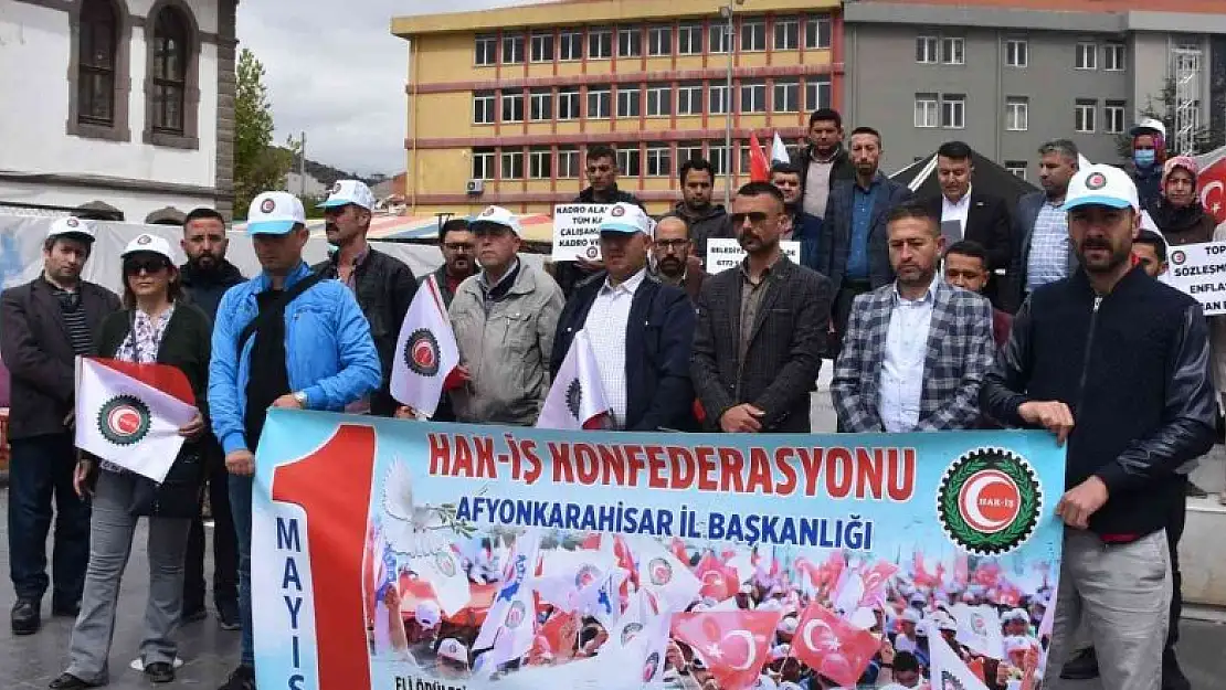 1 Mayıs Emek ve Dayanışma Günü Afyonkarahisar'da da kutlandı