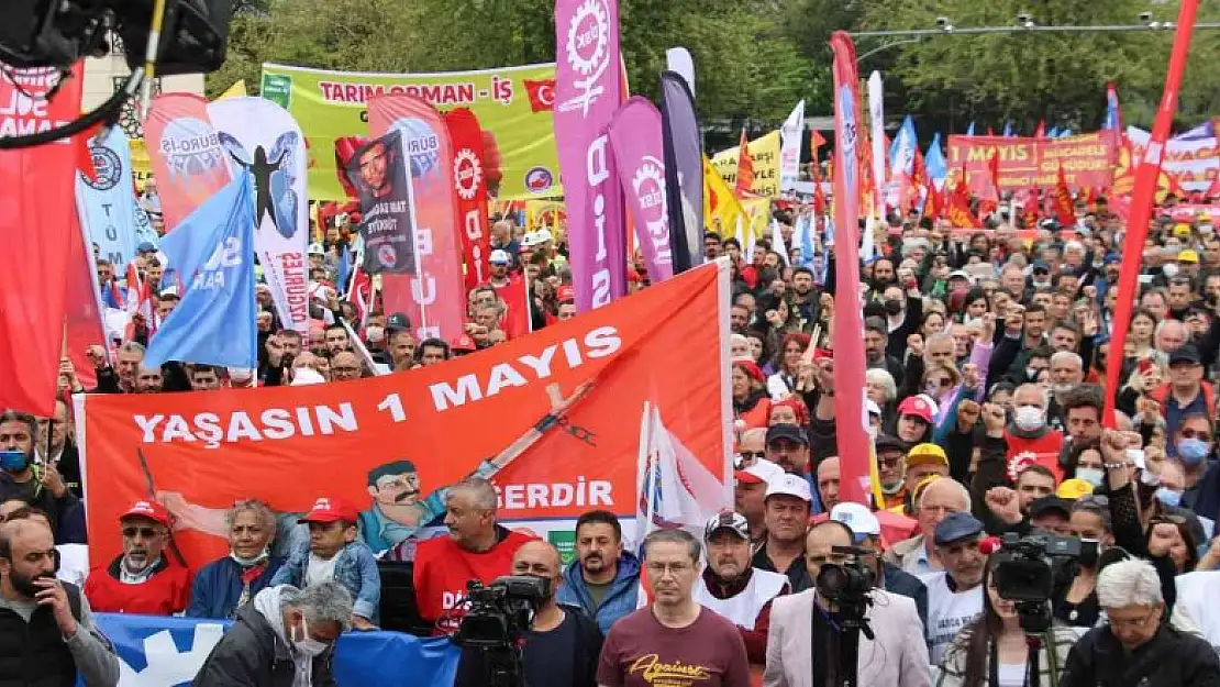 1 Mayıs Emek ve Dayanışma Günü Ankara'da kutlandı