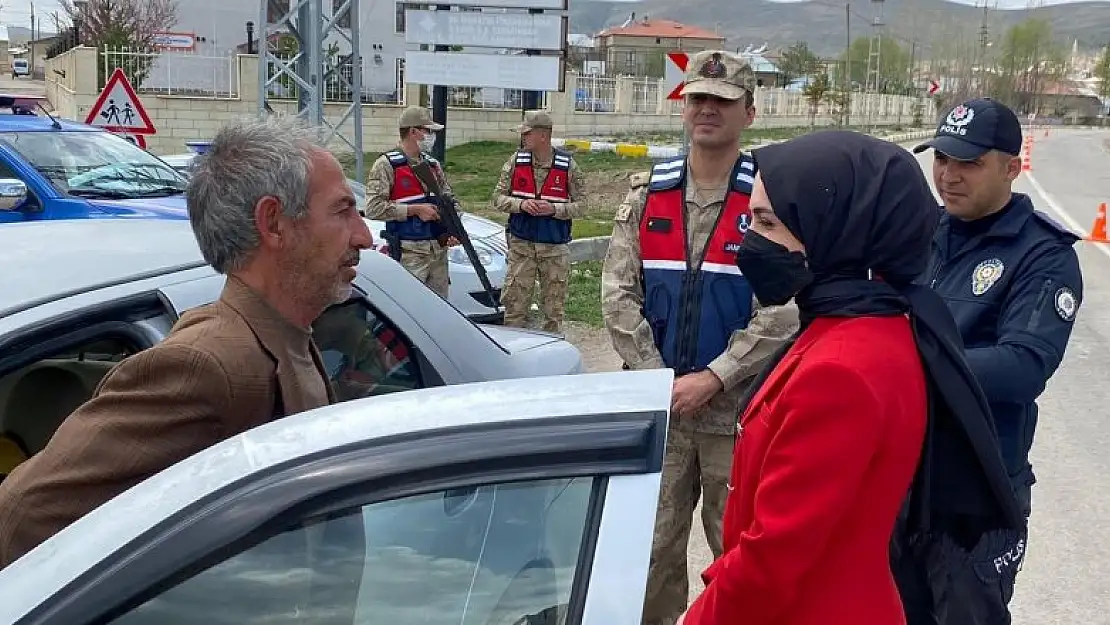 Kaymakam Büyükkılıç, trafik denetimlerine katıldı