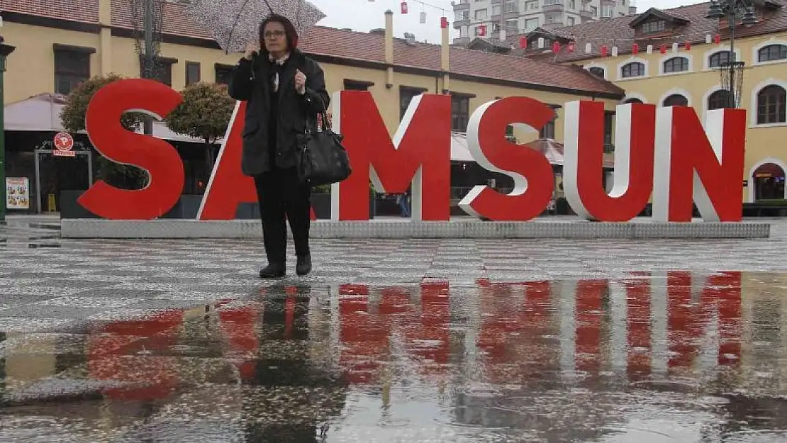 Samsun'da serin ve yağışlı günler