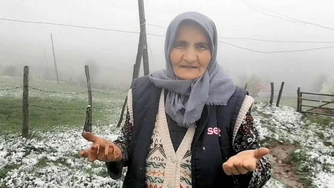 Giresun yaylalarında Mayıs'ta kar sürprizi