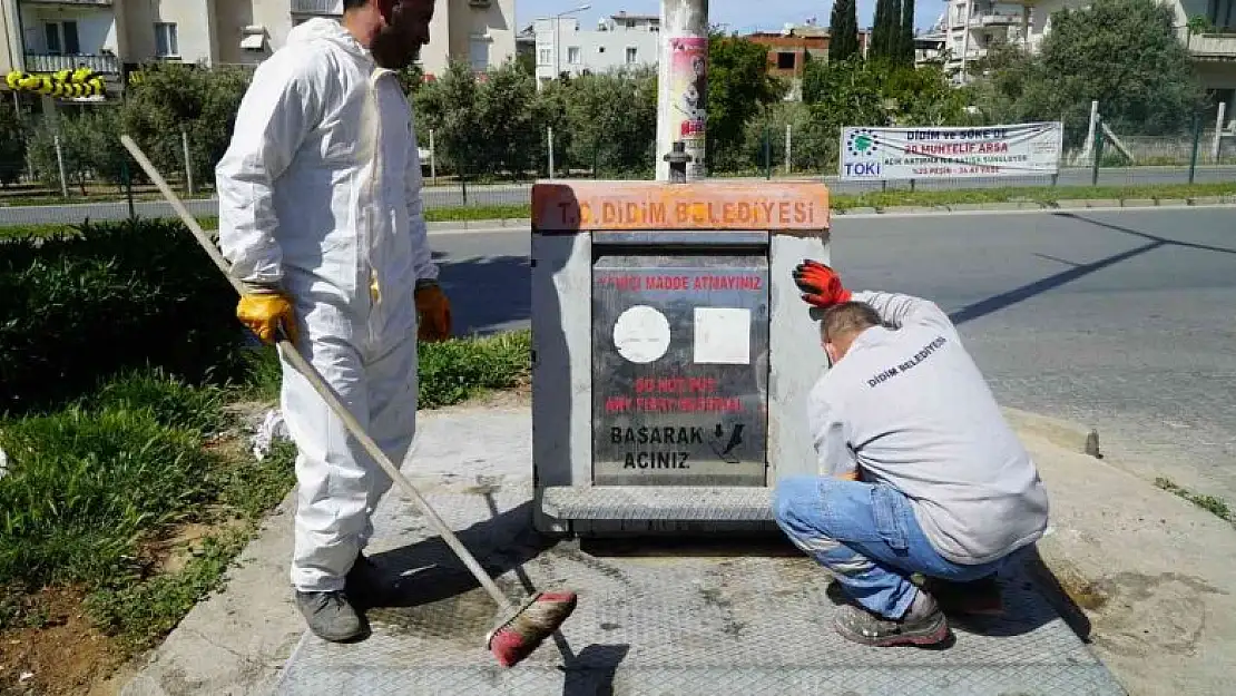 Didim Belediyesi'nin temizlik atağı sürüyor