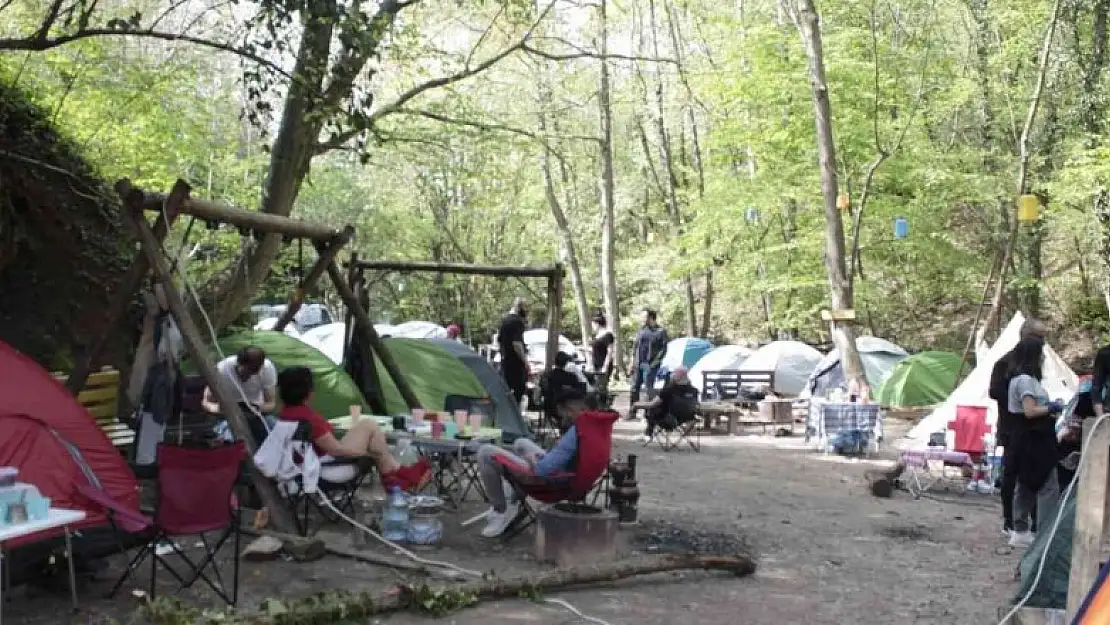 Yalova'da kamp turizmine ilgi her geçen gün artıyor