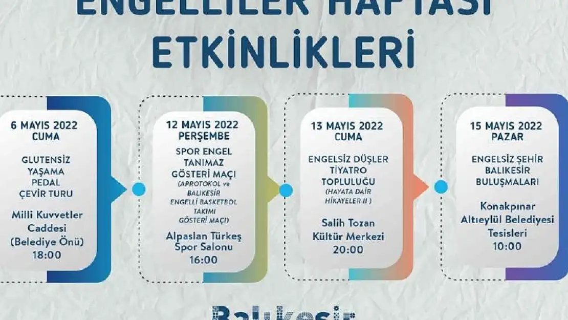 Engelliler Haftası etkinlikleri başlıyor