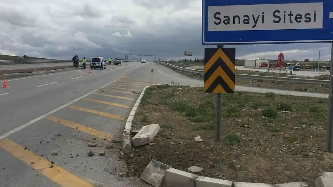 Konya'da otomobil takla attı: 1 yaralı