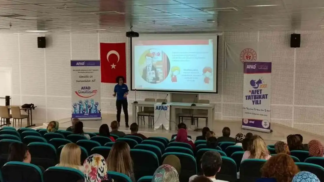 Gençlik ve Spor Müdürlüğü personeline afet eğitimi