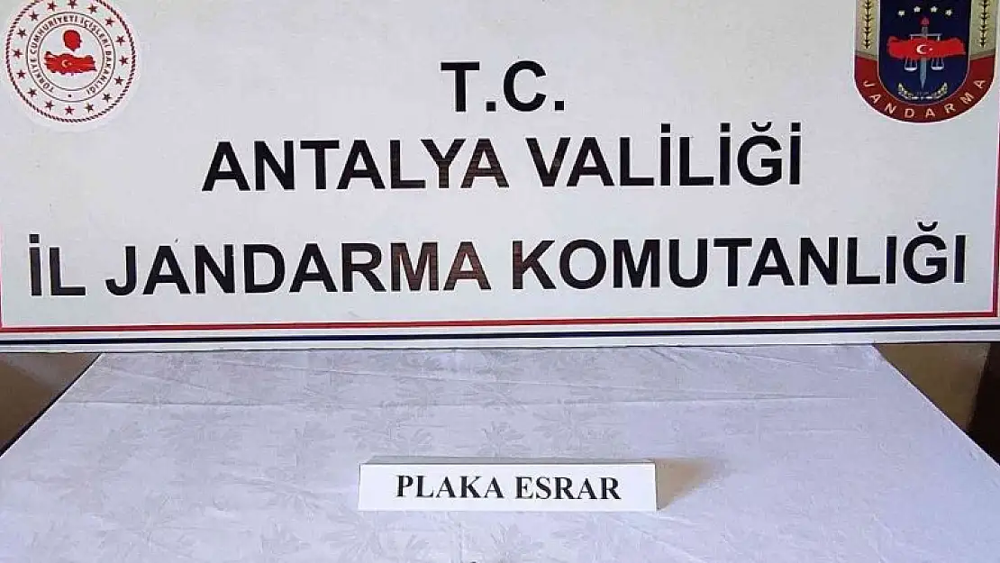 Kontrol noktasında durdurulan yolcu otobüsünde uyuşturucu madde bulundu