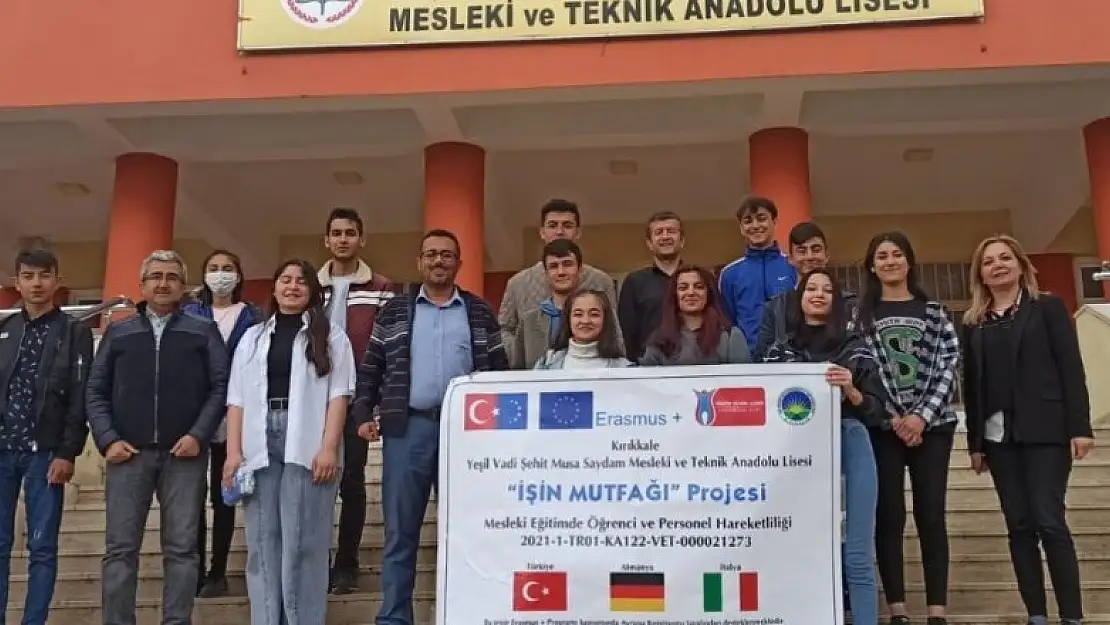 Meslek lisesi öğrencileri Avrupa yolunda