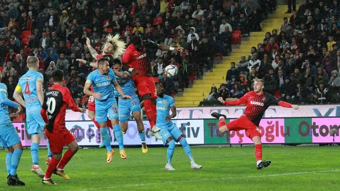 Spor Toto Süper Lig: Gaziantep FK: 1 - Kayserispor: 1 (Maç Sonucu)