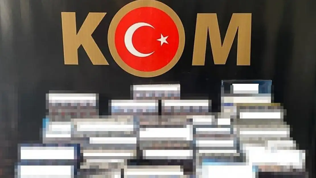 Gaziantep'te 5 bin 340 paket kaçak sigara ele geçirildi