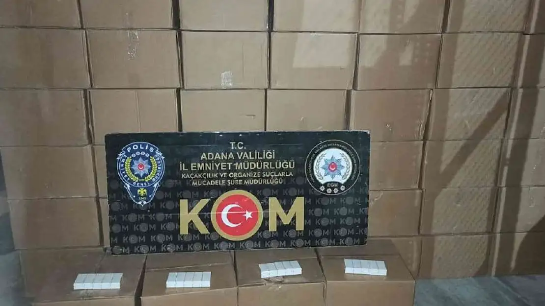 Durdurulan kamyondan 294 bin 950 paket kaçak sigara çıktı