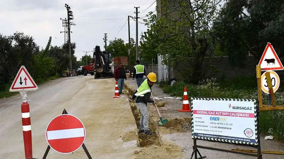 İznik'in o mahalleleri de doğalgaza kavuşuyor