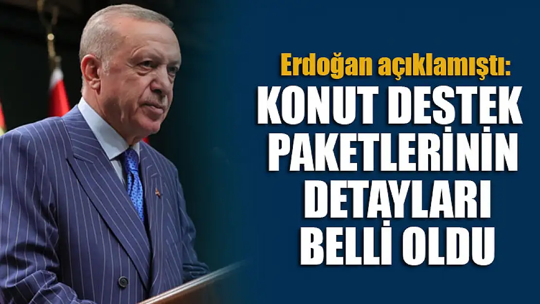 Erdoğan'ın açıkladığı konut destek paketlerinin detayları belli oldu