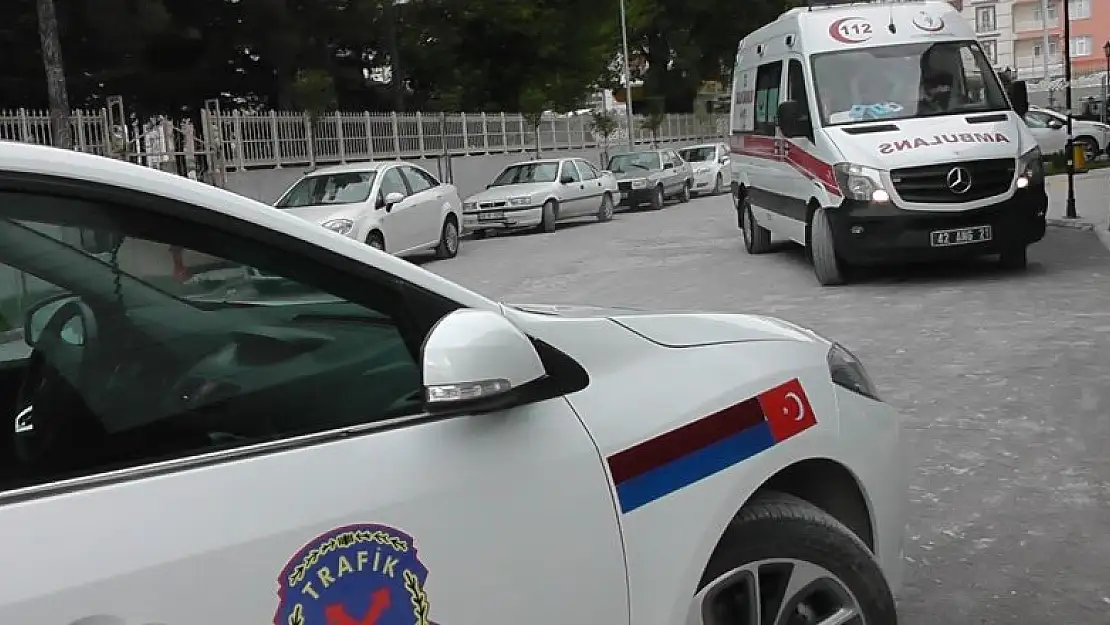 Konya'da trafik kazası: 1 yaralı