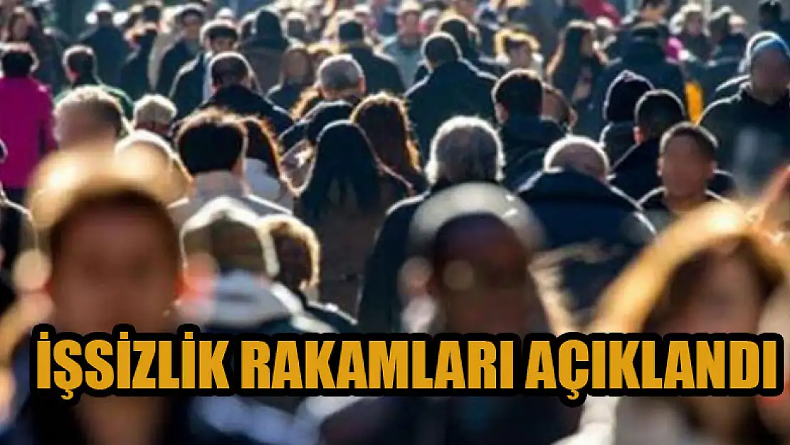 İşsizlik rakamları açıklandı