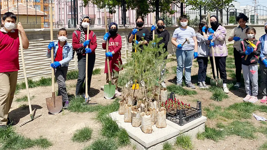 'Çevremi yeşillendiriyorum, dönüştürüyorum, renklendiriyorum' eTwinning projesi