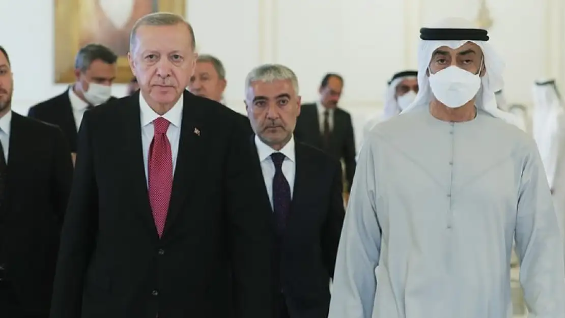 Cumhurbaşkanı Erdoğan, Birleşik Arap Emirlikleri'ne geldi