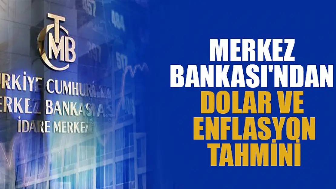 Merkez Bankası'ndan dolar ve enflasyon tahmini