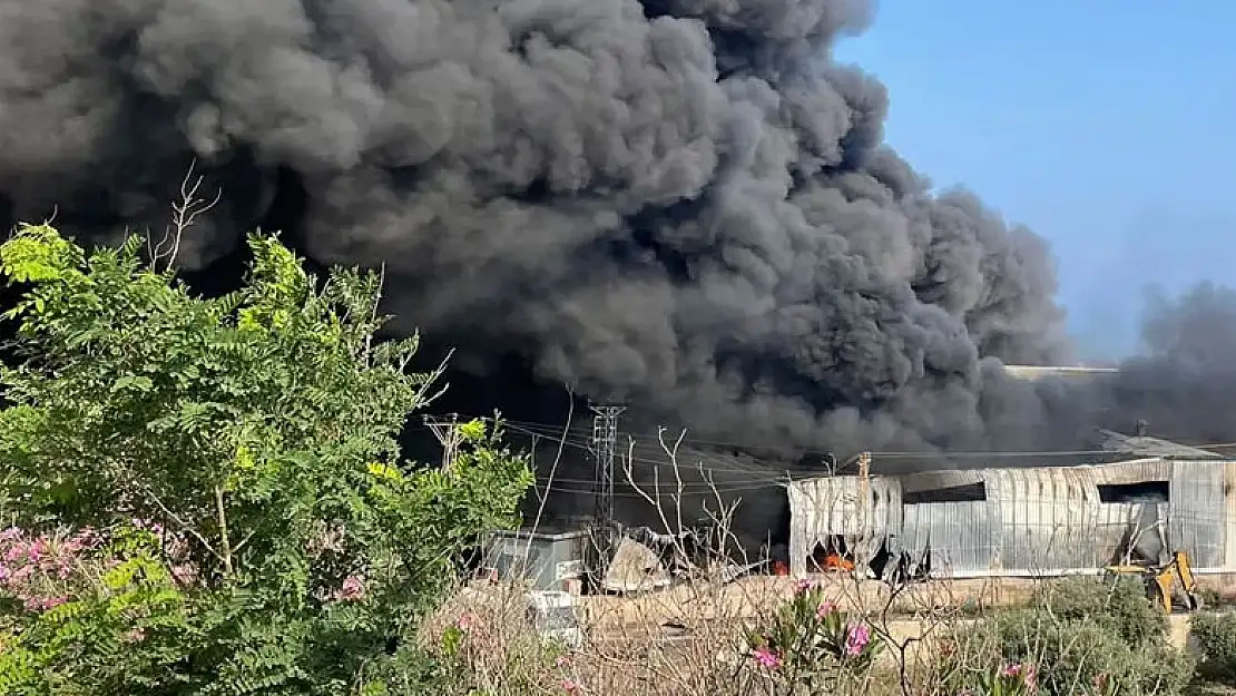 Hatay'da korkutan yangın!