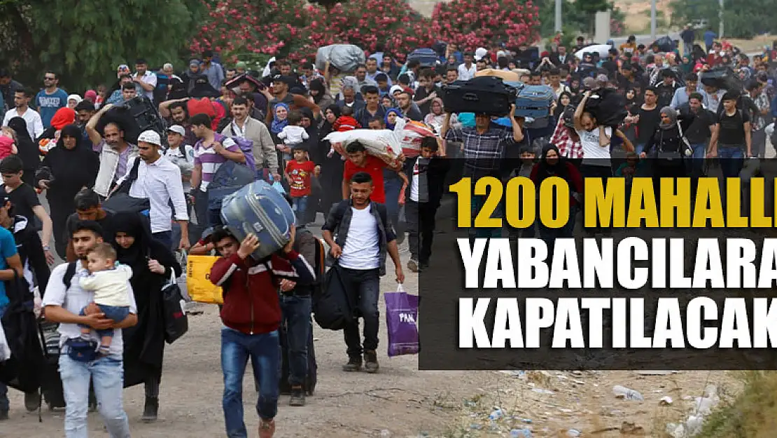 Bakan Soylu açıkladı: 1200 mahalle yabancılara kapatılacak!