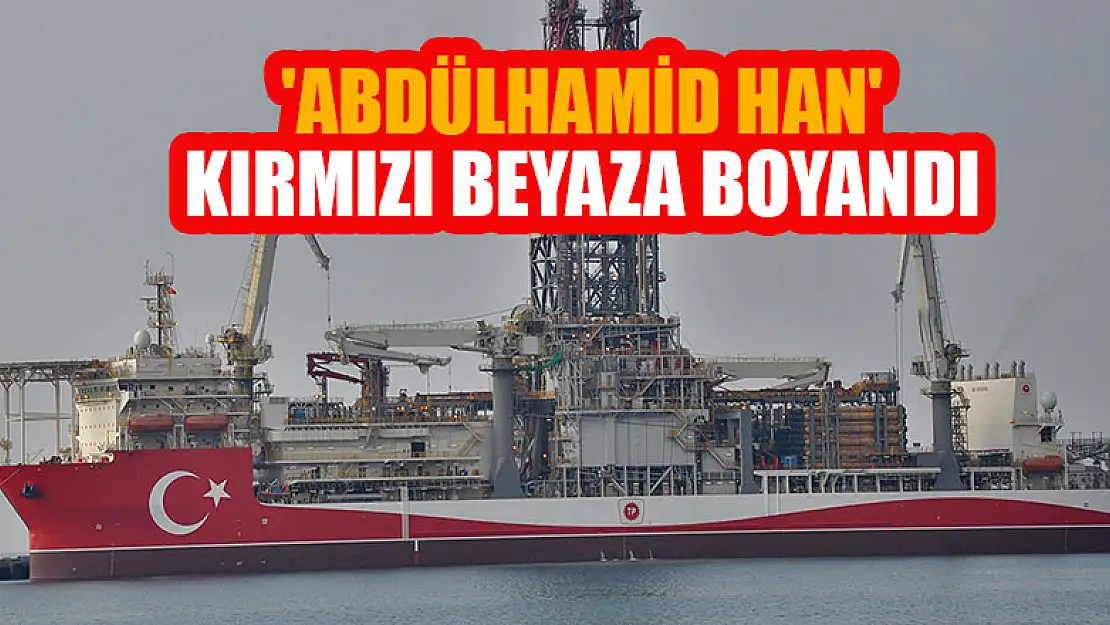 'Abdülhamid Han' kırmızı beyaza boyandı, Türk bayrağı işlendi